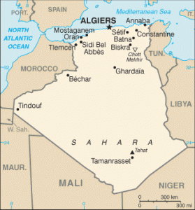 Algeria-map
