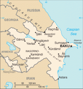 Azerbaidjan-map