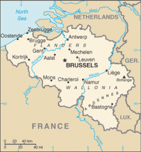 Belgia-map
