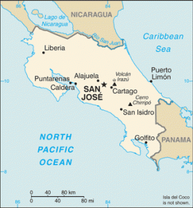 Costa Rica-map