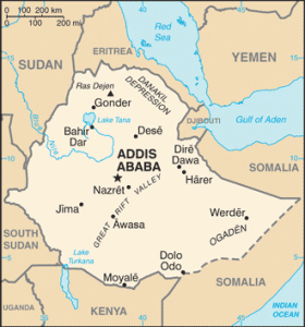 Etiopia-map