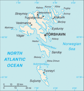 Insulele Feroe-map