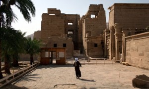 Egypt's Medinet Habu temple in Luxor
