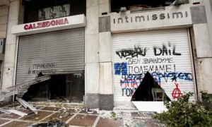 Riots in Athens, Greece - 13 Feb 2012