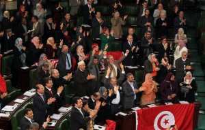 The Tunisian National Constituent Assembly (NCA) passes a new constitution