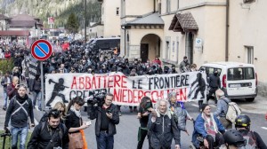 Proteste la granița dintre Italia și Austria, în apropierea trecătorii Brenner